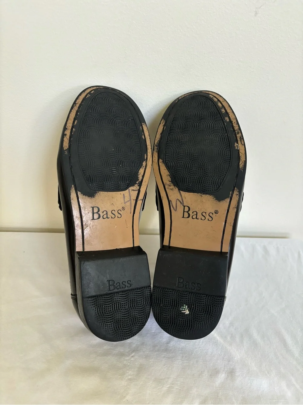 GH Bass Grammar Loafers Tassel Size 9 Mens Wide black